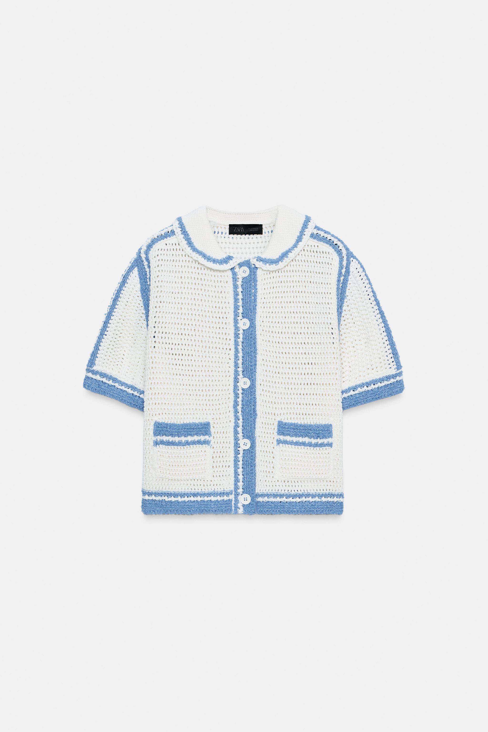OPEN-KNIT POLO
